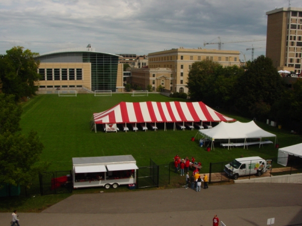 Rent striped party tents WI